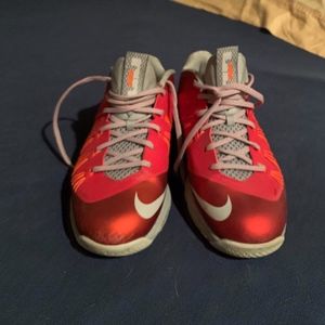 Red Nike Lebron 10's